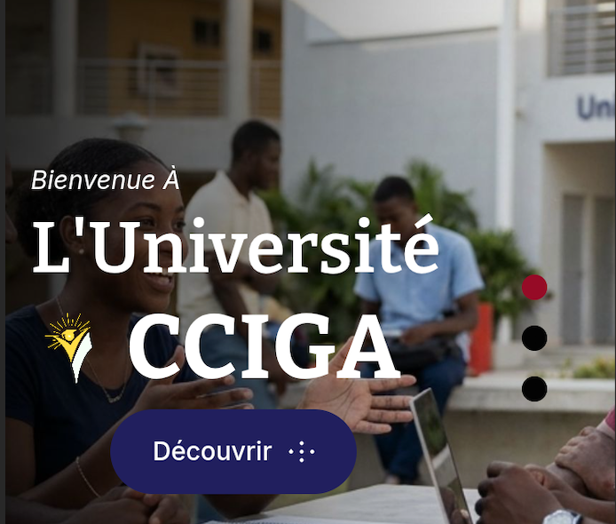 Projet web de l’Université CCIGA par Mon Succès Marketing